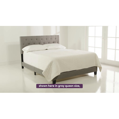 Andover Mills™ Drusilla Upholstered Bed & Reviews Wayfair